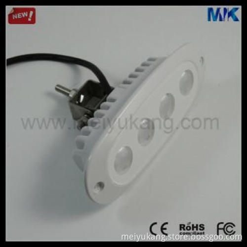 12w white/black car rearview lighting 12v/24v